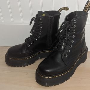 Jadon Platform Doc Marten Combat Boots
